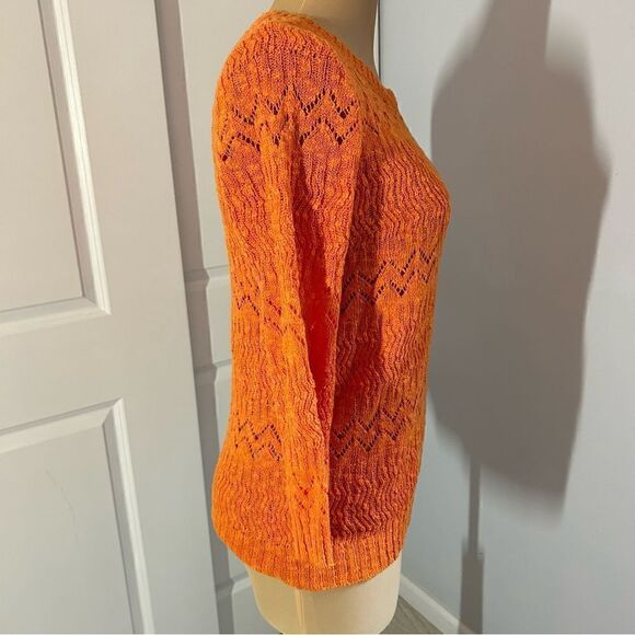 Jones New York Orange Pullover Sweater - Picture 2 of 5